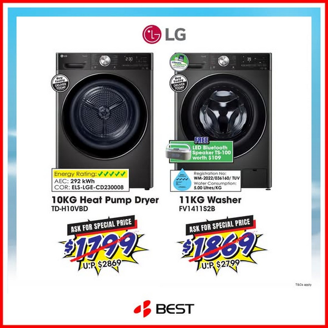 BEST-Denki-Singapore-Laundry-Dryer-Promotion-4 Now Till 31 October 2026: BEST Denki Singapore: Laundry Dryer Promotion to Keep Clothes Away from Haze and Unpredictable Weather