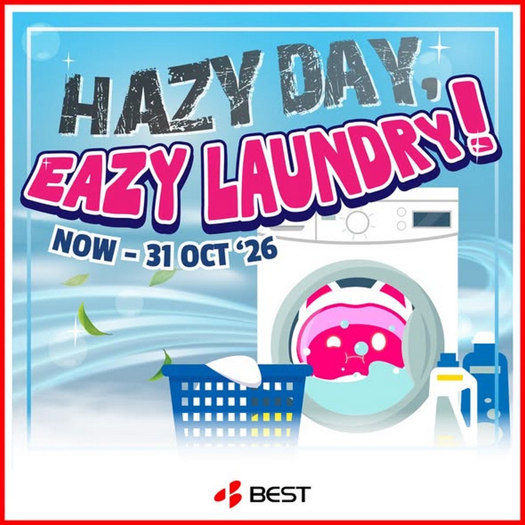 BEST-Denki-Singapore-Laundry-Dryer-Promotion Now Till 31 October 2026: BEST Denki Singapore: Laundry Dryer Promotion to Keep Clothes Away from Haze and Unpredictable Weather