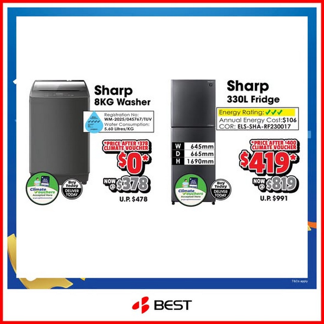 BEST-Denki-Singapore-Octobest-Super-Sale-1-1 17-23 October 2026: BEST Denki Singapore Octobest Super Sale – Get an Extra $100 Off Washer and Dryer Bundles, Same-Day Delivery and Free Gifts Worth Up to $300