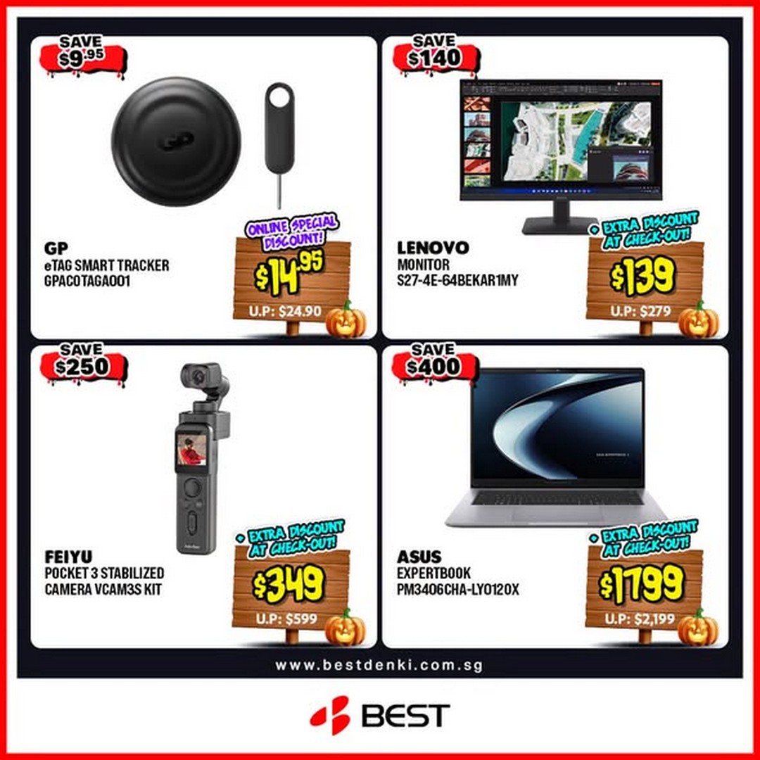 BEST-Denki-Singapore-Online-Exclusive-Promotion-1-2 30 October 2026 onwards: BEST Denki Singapore Online Exclusive Promotion – Enjoy Up to $250 Extra Discount with Minimum Spend of $99 on Electronics & Home Appliances