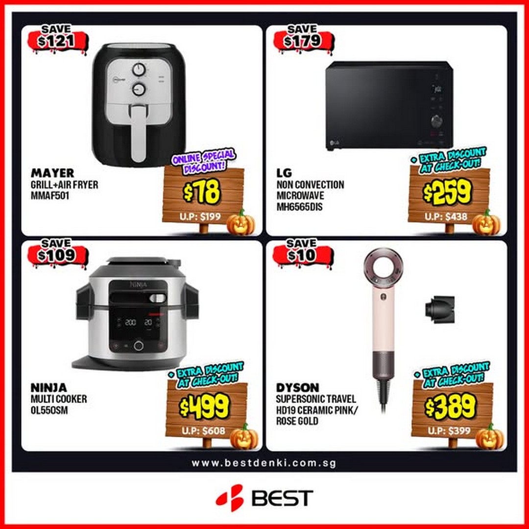 BEST-Denki-Singapore-Online-Exclusive-Promotion-2-2 30 October 2026 onwards: BEST Denki Singapore Online Exclusive Promotion – Enjoy Up to $250 Extra Discount with Minimum Spend of $99 on Electronics & Home Appliances
