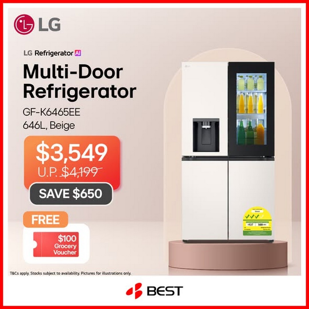 BEST-Denki-Singapore-–-LG-Home-Appliance-Promotion-2 1–31 October 2026: BEST Denki Singapore – LG Home Appliance Promotion with Up to $100 in Grocery Vouchers at Participating Retail Outlets