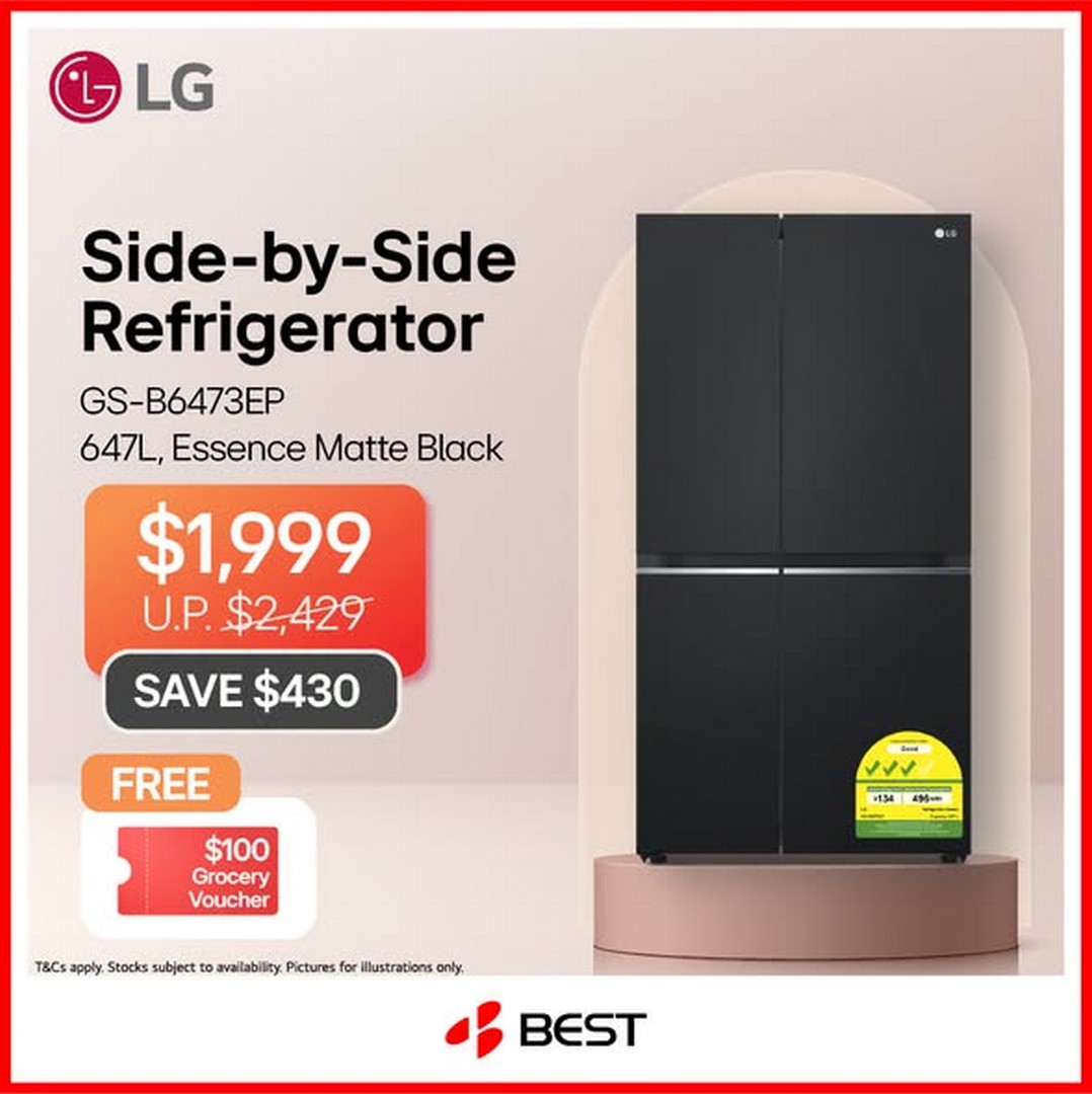 BEST-Denki-Singapore-–-LG-Home-Appliance-Promotion-3 1–31 October 2026: BEST Denki Singapore – LG Home Appliance Promotion with Up to $100 in Grocery Vouchers at Participating Retail Outlets