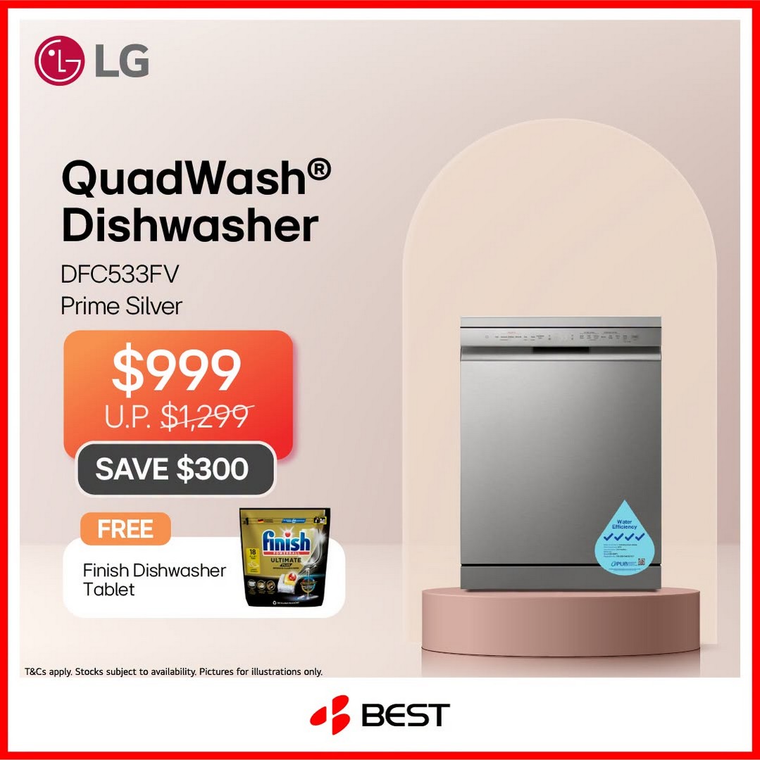 BEST-Denki-Singapore-–-LG-Home-Appliance-Promotion-7 1–31 October 2026: BEST Denki Singapore – LG Home Appliance Promotion with Up to $100 in Grocery Vouchers at Participating Retail Outlets