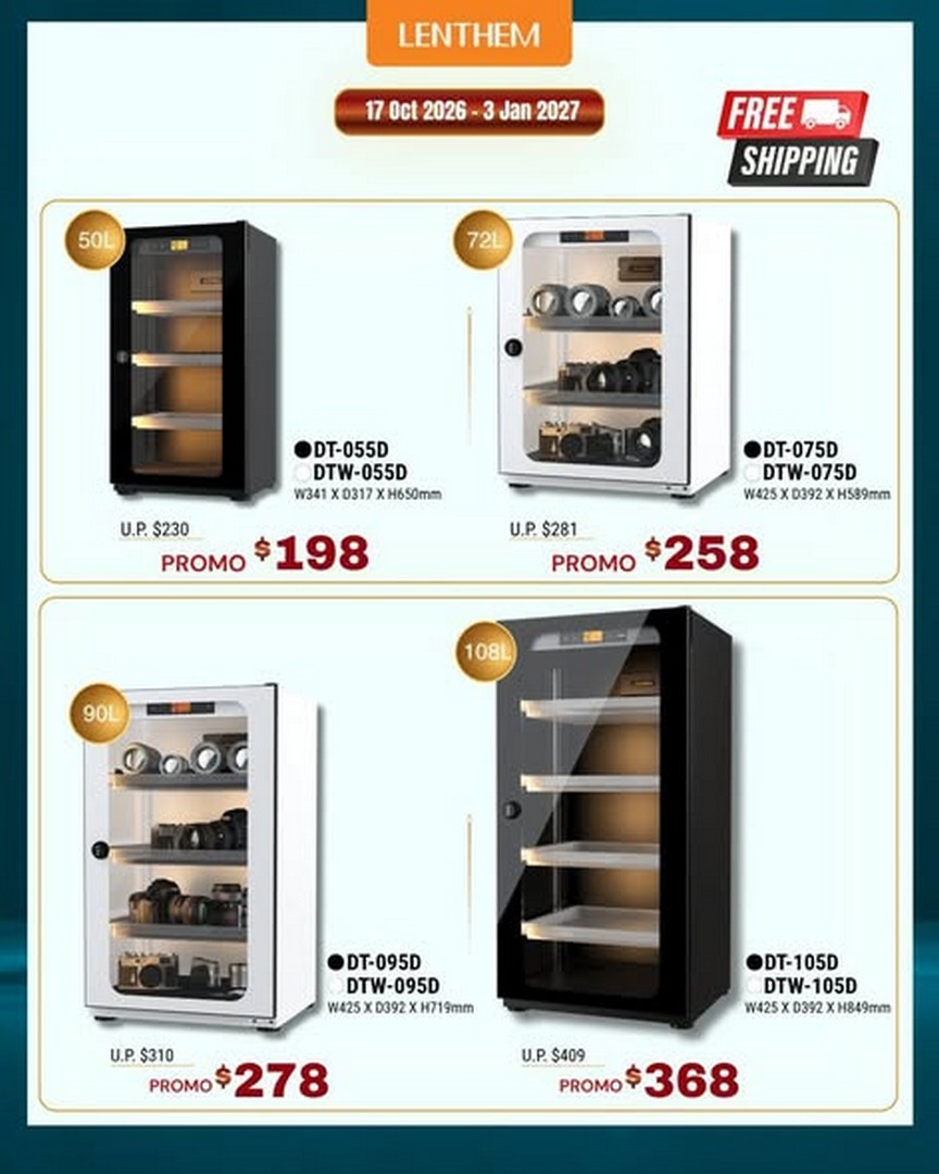Bally-Photo-Electronics-LENTHEM-Year-End-Promotion-2 17 October 2026–3 January 2027: Bally Photo Electronics: LENTHEM Year-End Promotion – Dry Cabinets from S$112, Save Up to S$120 on Selected Bundles, Free Gifts and Delivery in Singapore