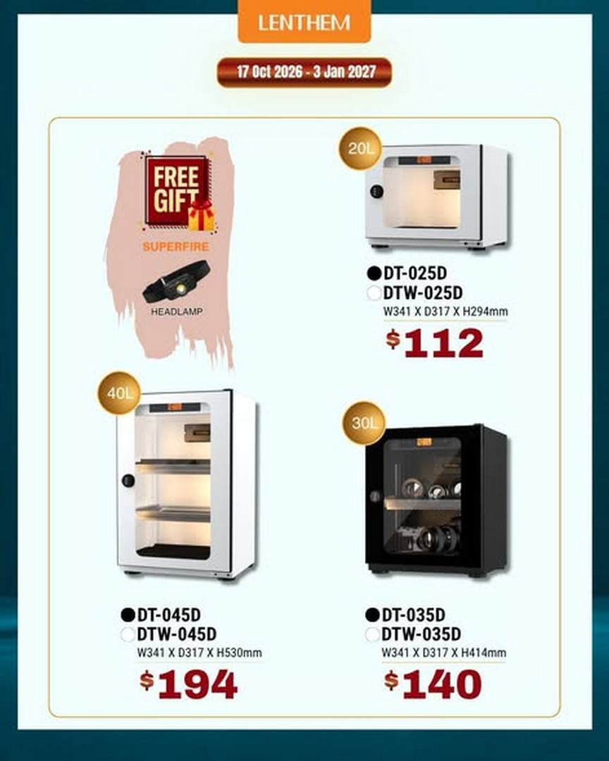 Bally-Photo-Electronics-LENTHEM-Year-End-Promotion-3 17 October 2026–3 January 2027: Bally Photo Electronics: LENTHEM Year-End Promotion – Dry Cabinets from S$112, Save Up to S$120 on Selected Bundles, Free Gifts and Delivery in Singapore