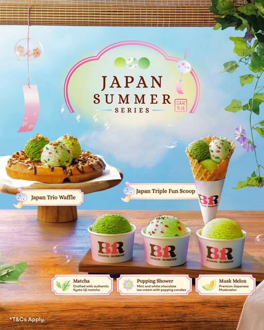 Baskin-Robbins-Japan-Summer-Flavours-Promotion-with-Matcha 1 October 2026 onwards: Baskin-Robbins: Japan Summer Flavours Promotion with Matcha, Musk Melon and Popping Shower, from $8.50