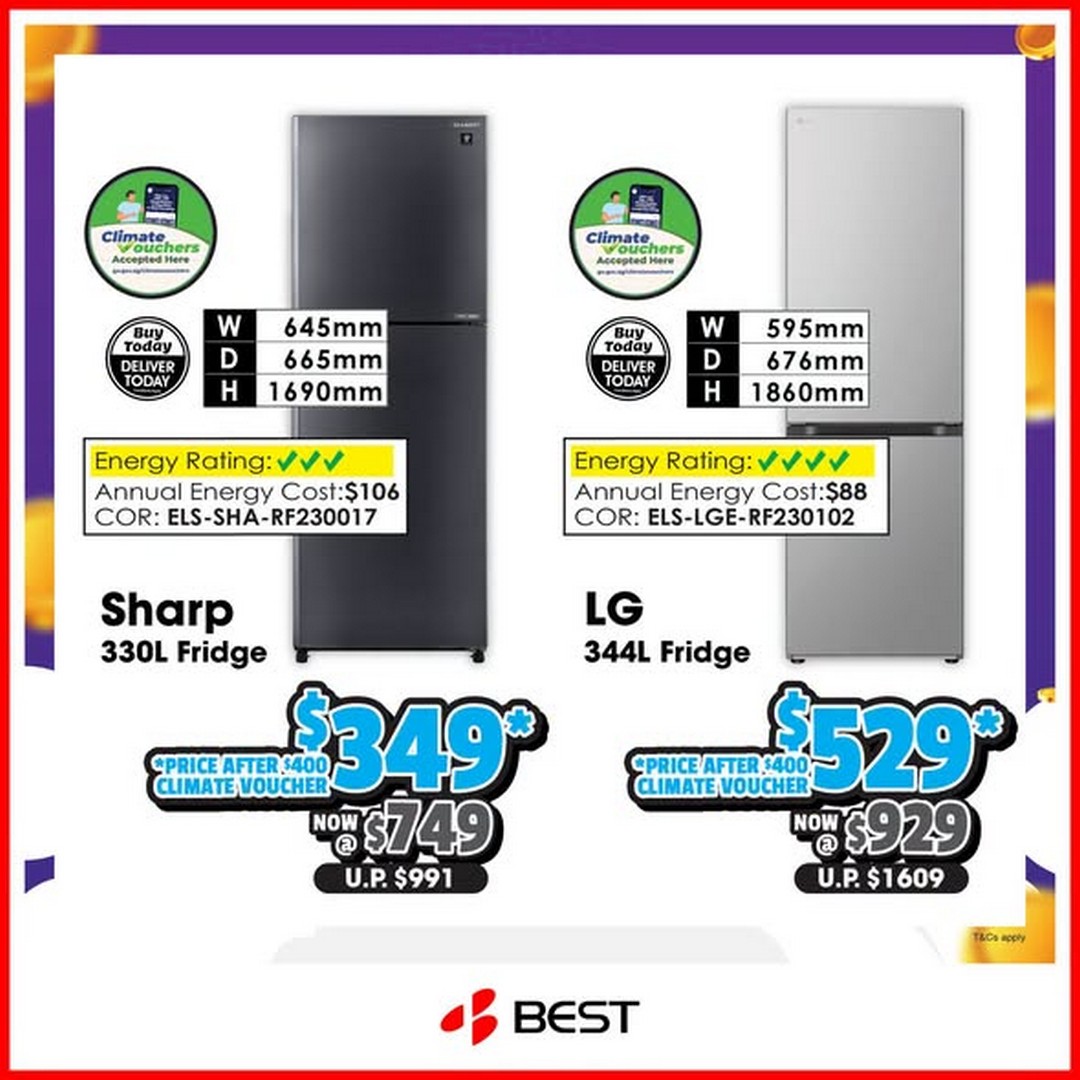 Best-Denki-Singapore-Home-Appliance-Sale-3 3-9 October 2026: Best Denki Singapore: Home Appliance Sale with Up to 12% Off Selected Fridges & Washers, Up to $300 Grocery Voucher, $100 Bundle Discount and Free Same-Day Delivery