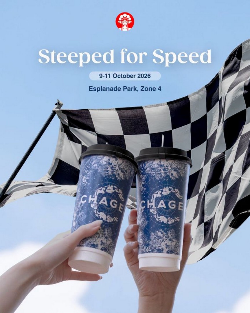 CHAGEE-Steeped-for-Speed-F1-Tea-Promotion 9-11 October 2026: CHAGEE: Steeped for Speed F1 Tea Promotion