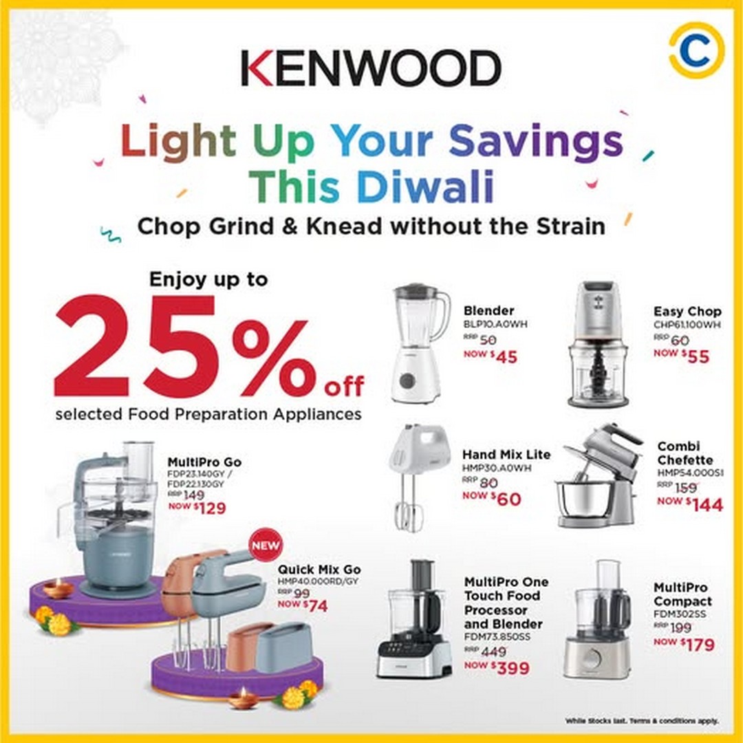 COURTS-Singapore-Diwali-Promotion-–-Enjoy-Up-to-25-Off 13 October 2026 onwards: COURTS Singapore: Diwali Promotion – Enjoy Up to 25% Off Selected Food Preparation Appliances, While Stocks Last
