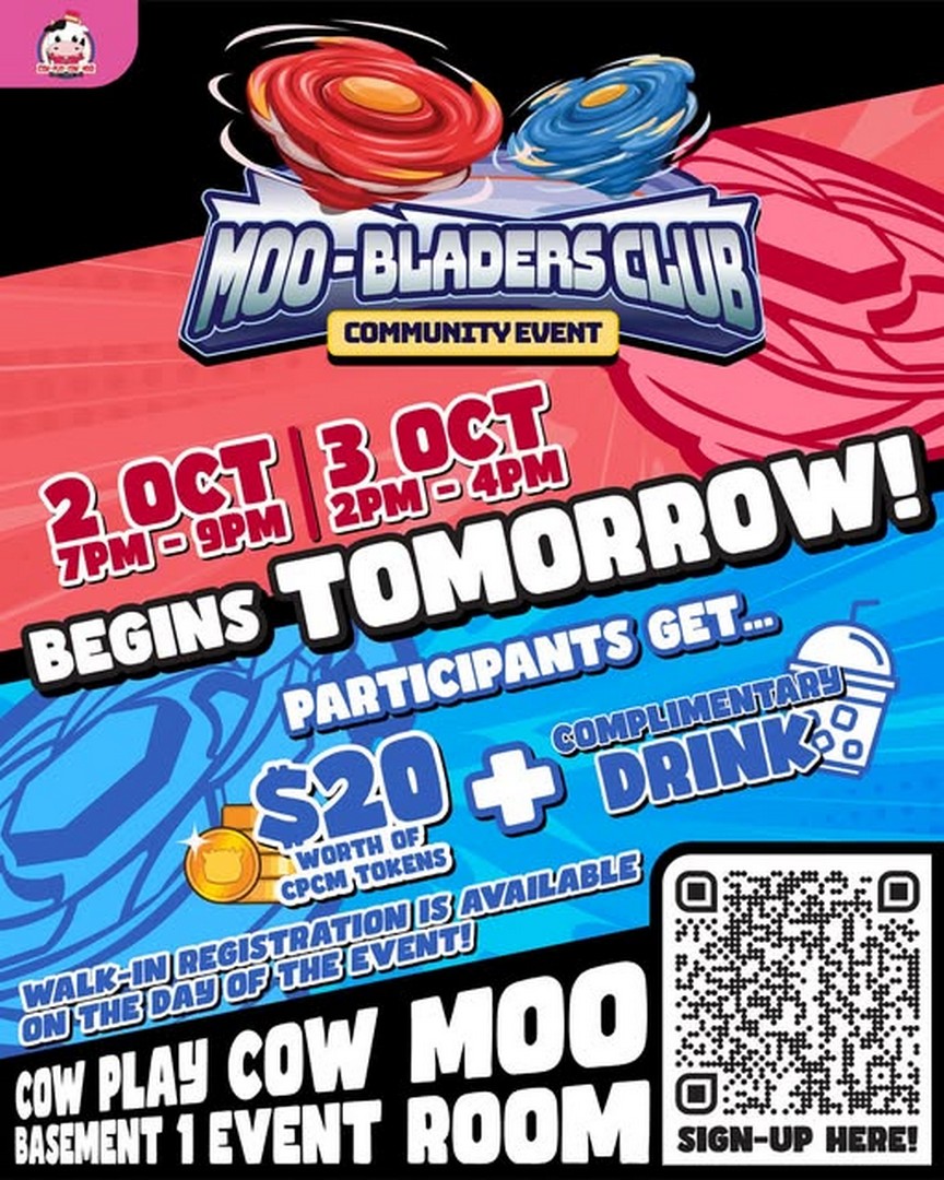 Cow-Play-Cow-Moo-Beyblade-X-Moo-Bladers-Club-Community-Event-and-Freebies 2-3 October 2026: Cow Play Cow Moo: Beyblade X Moo Bladers Club Community Event and Freebies