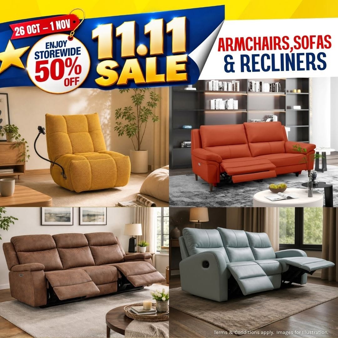FOUR-STAR-Mattress-11.11-Sale-at-Hougang-Mall-Singapore-5 26 October–1 November 2026: FOUR STAR Mattress 11.11 Sale at Hougang Mall Singapore – Enjoy Storewide 50% Off Premium Mattresses, Storage Beds and Sofas