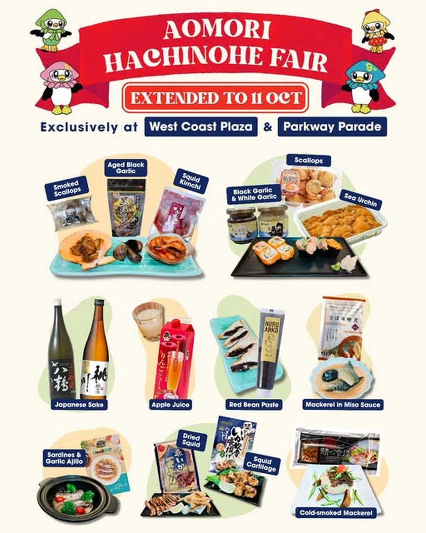 Fish-Mart-Sakuraya-Aomori-Hachinohe-Fair-Extended-Sale Now till 11 October 2026: Fish Mart Sakuraya: Aomori Hachinohe Fair Extended Sale and Promotion at West Coast Plaza & Parkway Parade
