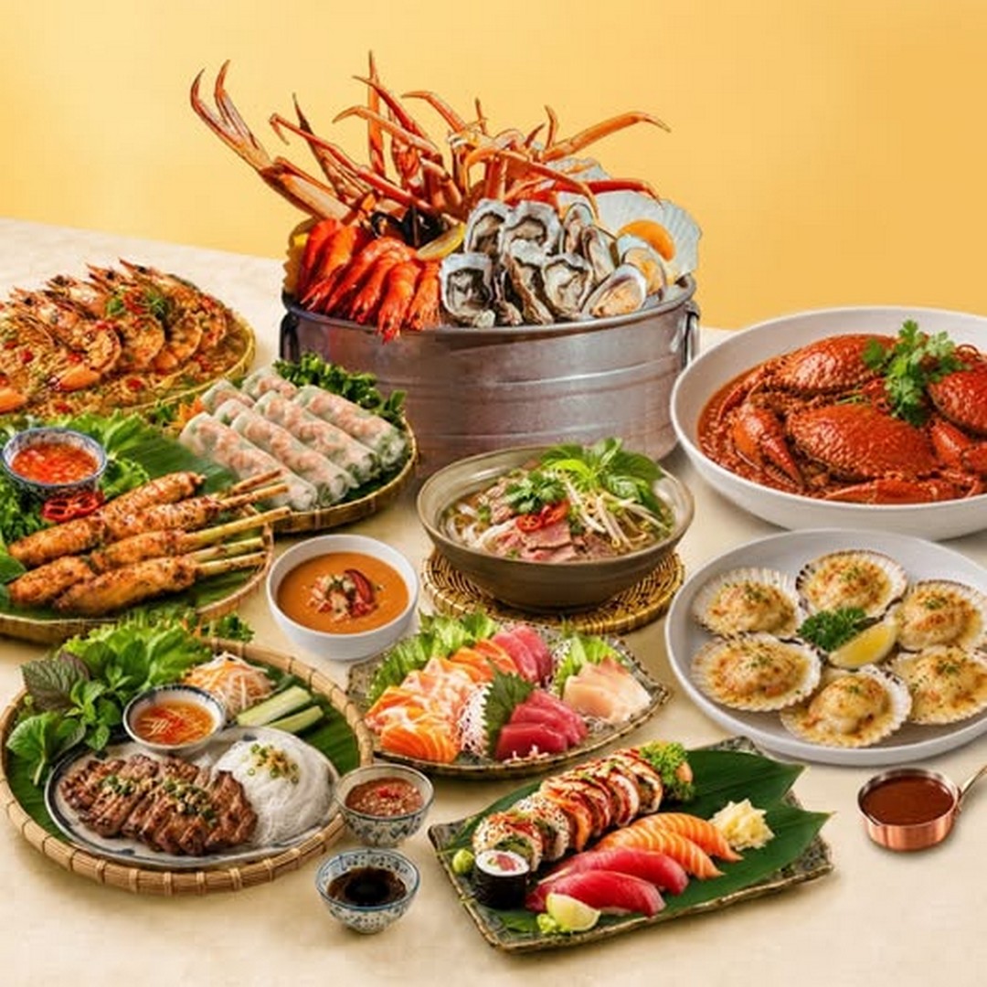 Food-Capital-SAFRA-Members-Enjoy-1-for-1-Seafood-Mania-Buffet Now till 1 November 2026: Food Capital: SAFRA Members Enjoy 1-for-1 Seafood Mania Buffet with Vietnamese Specialties, Weekday Dining Deal and 20% Off Total Bill at Grand Copthorne Waterfront Hotel Singapore