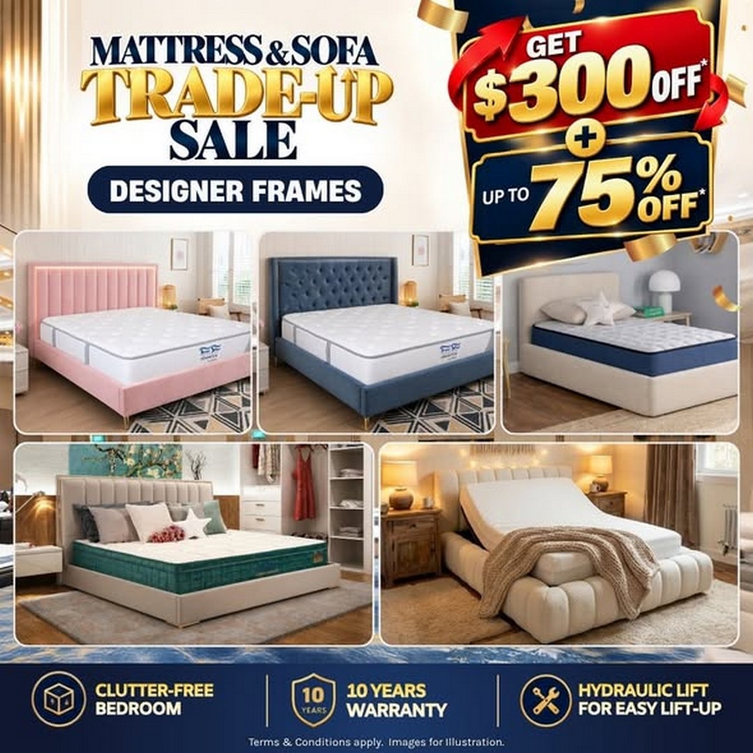 Four-Star-Mattress-Trade-Up-Sale-Promotion-at-HomeTeamNS-Bukit-Batok-2 7-11 October 2026: Four Star Mattress: Trade-Up Sale Promotion at HomeTeamNS Bukit Batok with Up to $300 Off and 75% Off