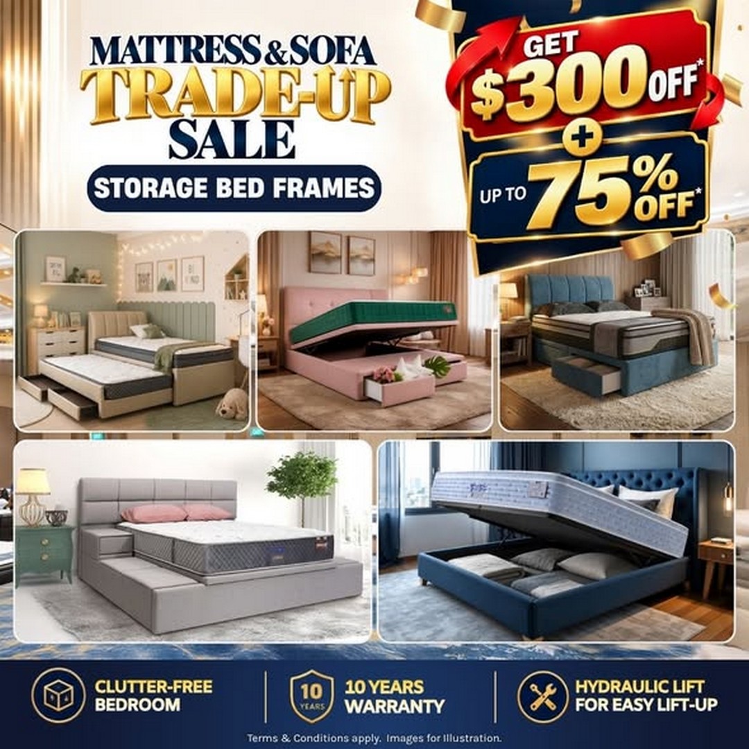 Four-Star-Mattress-Trade-Up-Sale-Promotion-at-HomeTeamNS-Bukit-Batok-3 7-11 October 2026: Four Star Mattress: Trade-Up Sale Promotion at HomeTeamNS Bukit Batok with Up to $300 Off and 75% Off