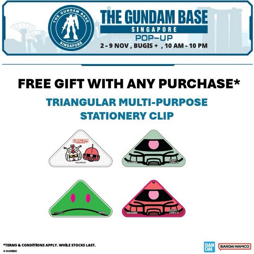 GUNDAM-BASE-Singapore-Pop-Up-Event-at-Bugis-4 2–9 November 2026: GUNDAM BASE Singapore Pop-Up Event at Bugis+ – Exclusive Gunpla Model Kits and Free Building Workshops