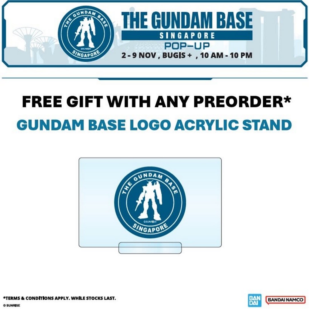 GUNDAM-BASE-Singapore-Pop-Up-Event-at-Bugis-5 2–9 November 2026: GUNDAM BASE Singapore Pop-Up Event at Bugis+ – Exclusive Gunpla Model Kits and Free Building Workshops