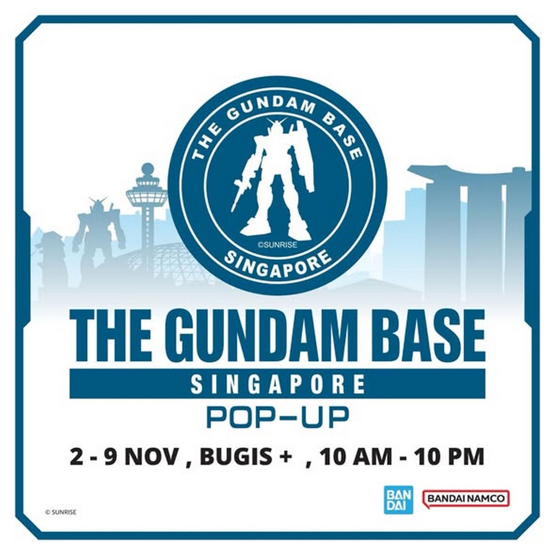 GUNDAM-BASE-Singapore-Pop-Up-Event-at-Bugis 2–9 November 2026: GUNDAM BASE Singapore Pop-Up Event at Bugis+ – Exclusive Gunpla Model Kits and Free Building Workshops