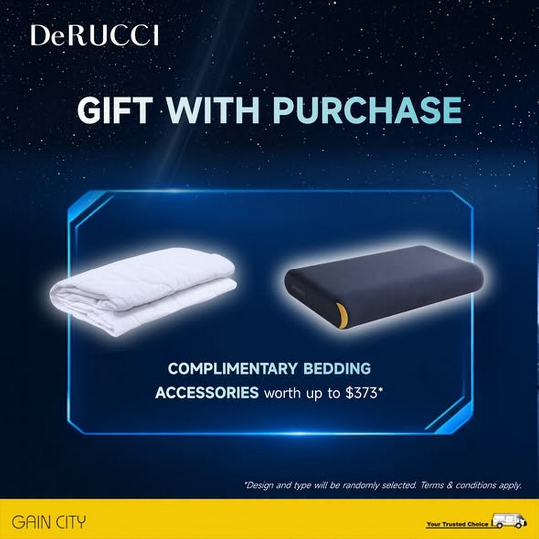 Gain-City-DeRUCCI-AI-Smart-Mattress-Promotion-2 19 October 2026 onwards: Gain City DeRUCCI AI Smart Mattress Promotion – Up to 30% OFF, Extra 10% OFF, FREE Bed Frame, Bedding Accessories and More at Sungei Kadut