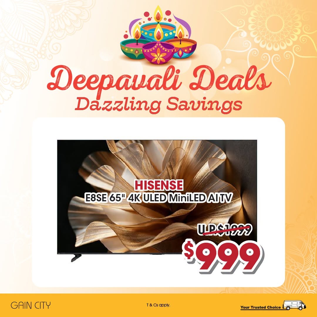 Gain-City-Deepavali-Deals-–-Enjoy-Up-to-60-OFF-5 13 October 2026 onwards: Gain City Deepavali Deals – Enjoy Up to 60% OFF Home Appliances and Electronics in Singapore