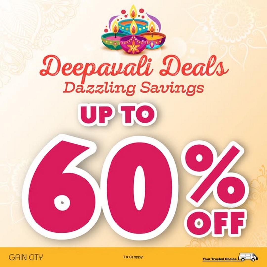 Gain-City-Deepavali-Deals-–-Enjoy-Up-to-60-OFF 13 October 2026 onwards: Gain City Deepavali Deals – Enjoy Up to 60% OFF Home Appliances and Electronics in Singapore