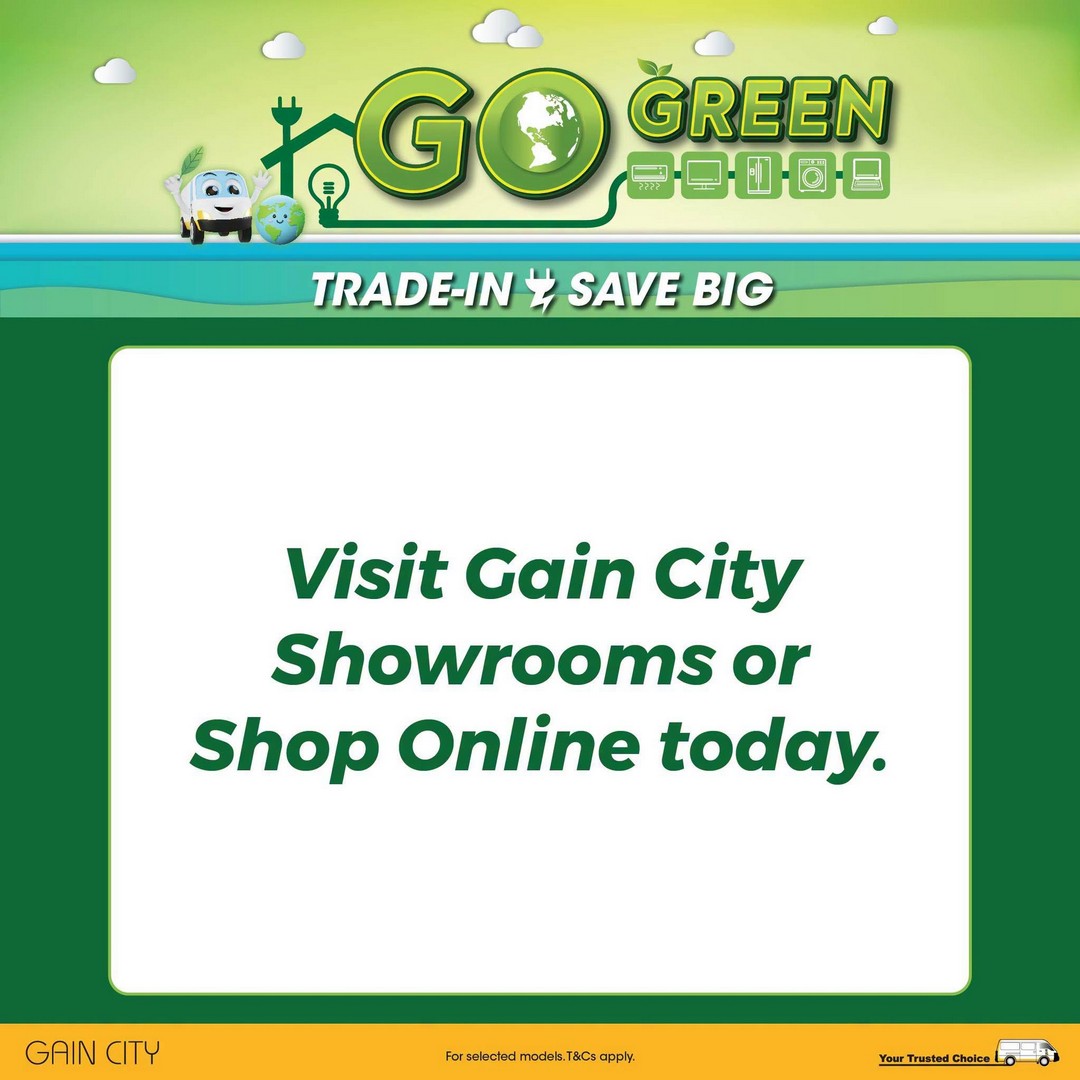 Gain-City-Go-Green-TV-Trade-In-Promotion-–-Enjoy-Up-to-480-Off-9 12 October 2026 onwards: Gain City: Go Green TV Trade-In Promotion – Enjoy Up to $480 Off Your TV Upgrade Plus Additional Savings