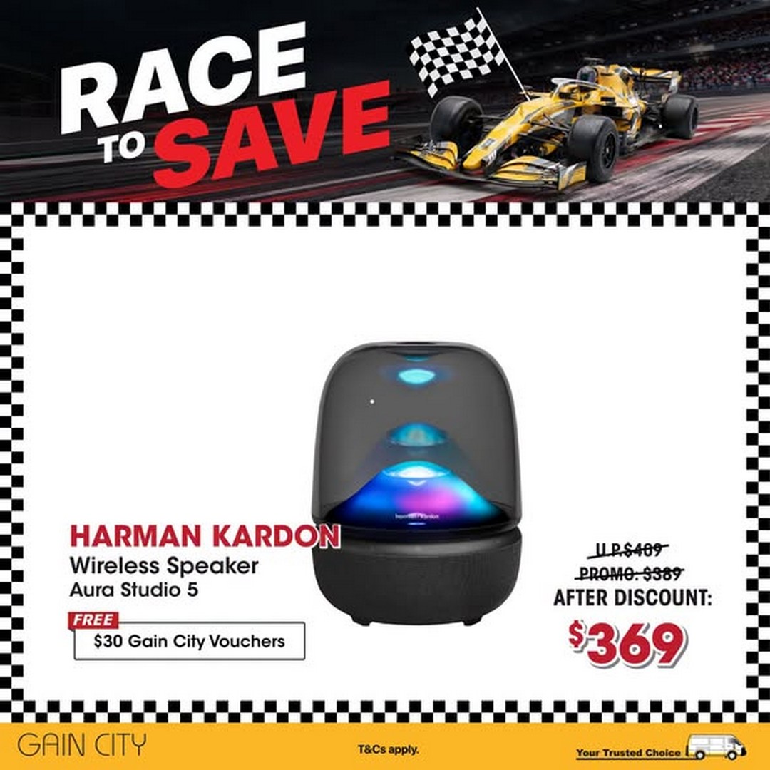Gain-City-Race-To-Save-Promotion-on-Tech-Gadgets-with-20-Off-3 2-4 October 2026: Gain City: Race To Save Promotion on Tech Gadgets with $20 Off Every $200 Spent, $100 Off Every $900 Spent and No Cap on Discounts