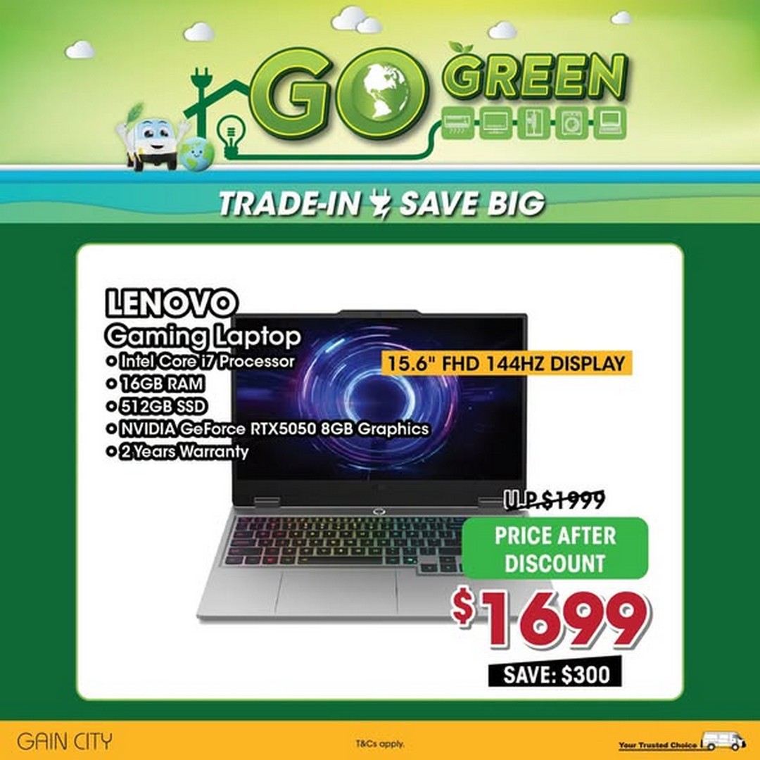 Gain-City-Singapore-–-Up-to-1000-Off-Electronics-and-Home-Appliances-2 19 October 2026 onwards: Gain City Singapore – Up to $1,000 Off Electronics and Home Appliances, Extra 10% Off Online & Up to $60 Off with NETS In-Store Promotion