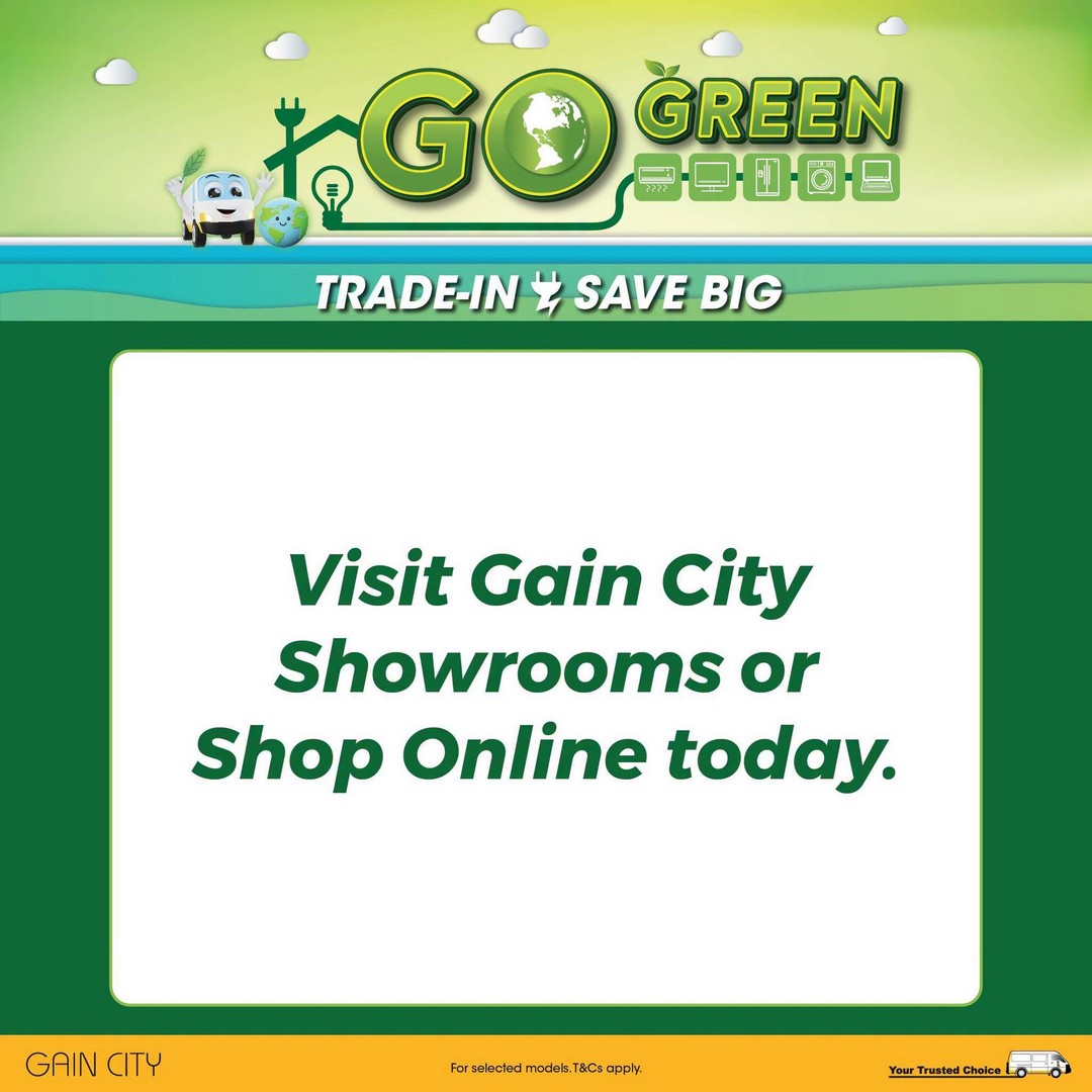 Gain-City-Singapore-–-Up-to-1000-Off-Electronics-and-Home-Appliances-9 19 October 2026 onwards: Gain City Singapore – Up to $1,000 Off Electronics and Home Appliances, Extra 10% Off Online & Up to $60 Off with NETS In-Store Promotion