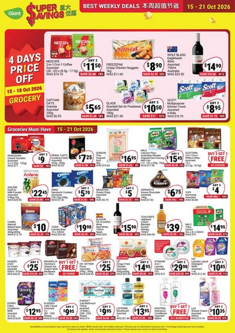 Giant-Singapore-Giant-Super-Savings-Promotion-1 Now Till 21 October 2026: Giant Singapore: Giant Super Savings Promotion – Enjoy Up to 51% Off Everyday Essentials, Groceries and More