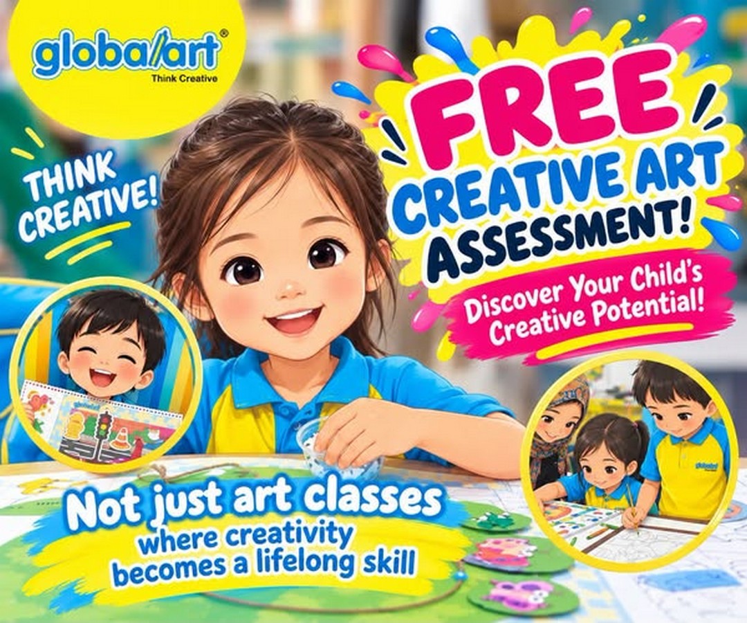 Global-Art-Singapore-FREE-Creative-Art-Assessment-Promotion 28 October 2026 onwards: Global Art Singapore FREE Creative Art Assessment Promotion for Children Aged 3 and Above