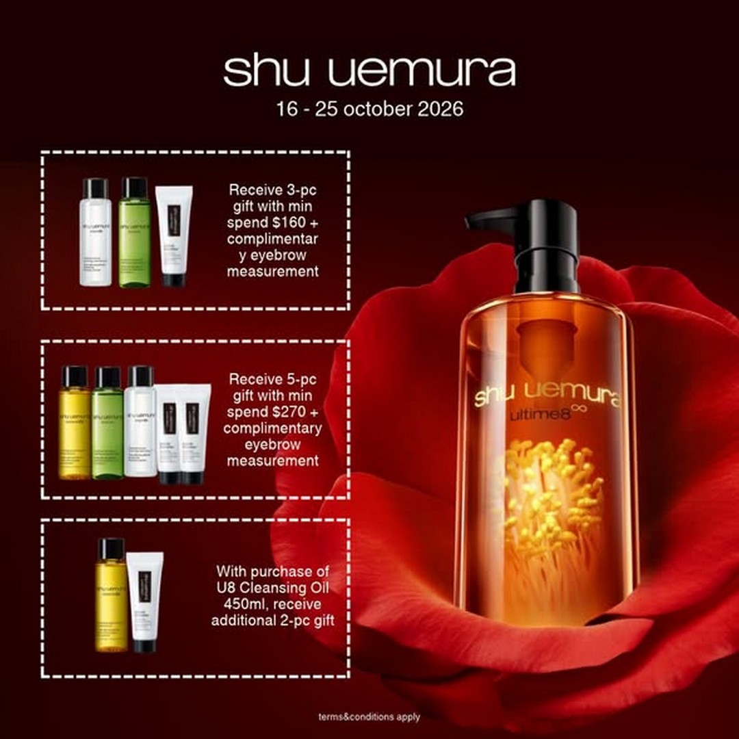 Isetan-Singapore-LOreal-Brand-Week-Beauty-Promotion-2 16-25 October 2026: Isetan Singapore: L'Oréal Brand Week Beauty Promotion – Enjoy 10% Off Armani Beauty, YSL Beauty, Kiehl's, Shu Uemura and Lancôme at Isetan Scotts, Level 1, with Exclusive In-Store Deals