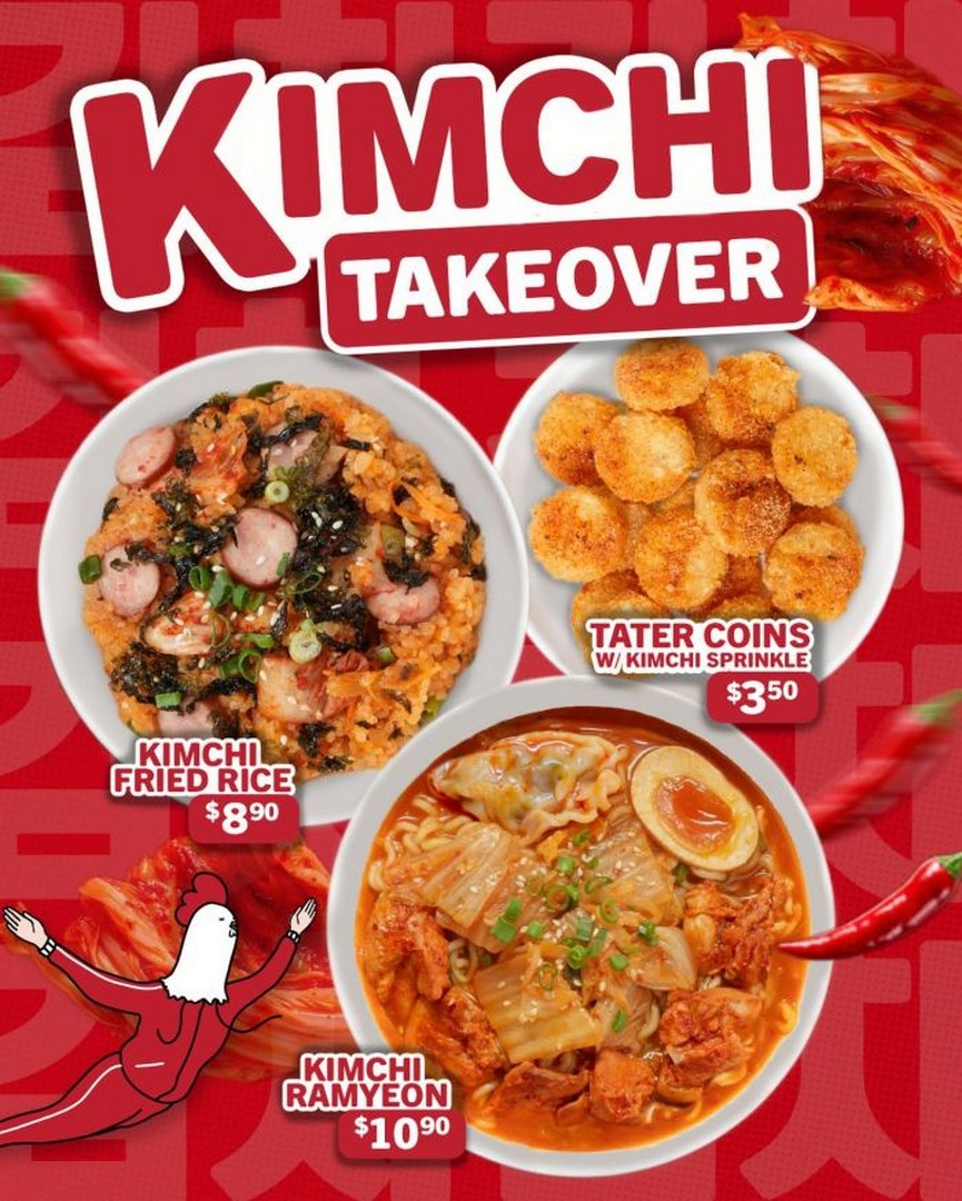 Jinjja-Chicken-Kimchi-Takeover-Promotion-with-Upgraded-Kimchi 8 October 2026 onwards: Jinjja Chicken: Kimchi Takeover Promotion with Upgraded Kimchi Fried Rice, Kimchi Ramyeon & New Tater Coins