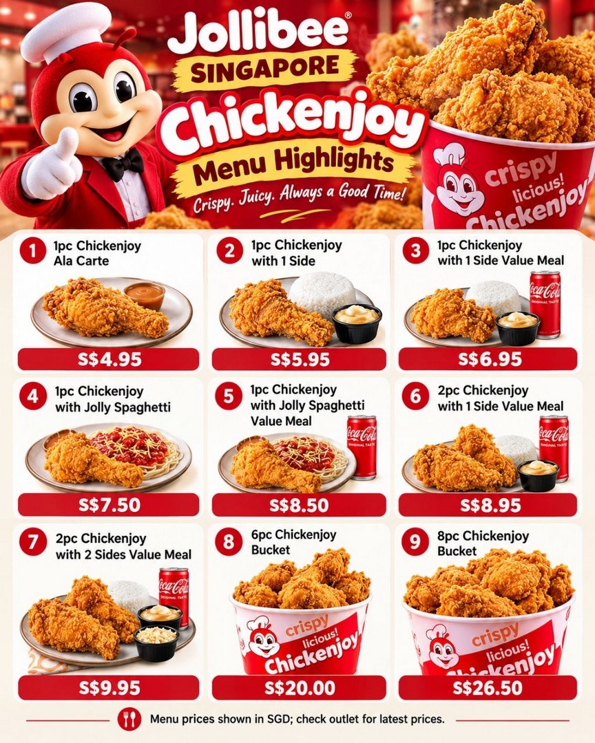 Jollibee-Singapore-Chickenjoy-Menu-Prices-and-New-1 18 October 2026 onwards: Jollibee Singapore Chickenjoy Menu Prices and New “A Big Bang of Flavour!” Promotion Teaser – Meals from S$4.95, Value Meals, Chicken Buckets and Official Deals