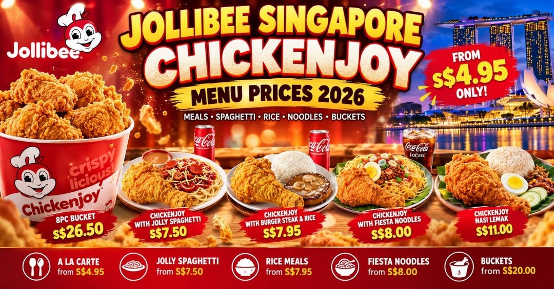 Jollibee-Singapore-Chickenjoy-Menu-Prices-and-New 18 October 2026 onwards: Jollibee Singapore Chickenjoy Menu Prices and New “A Big Bang of Flavour!” Promotion Teaser – Meals from S$4.95, Value Meals, Chicken Buckets and Official Deals
