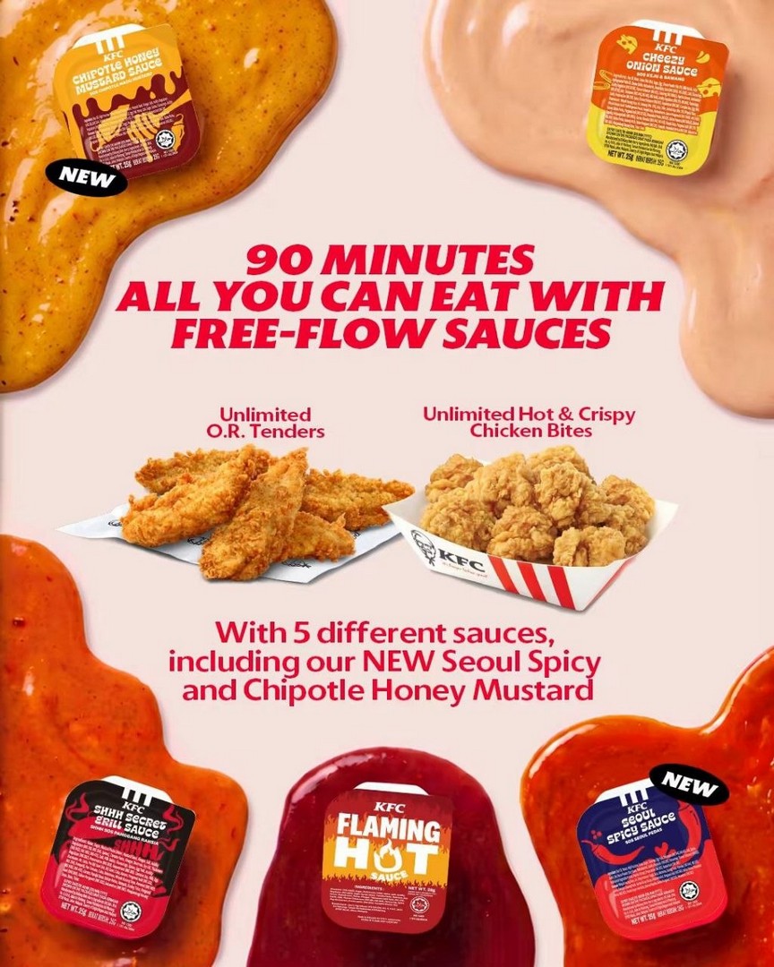 KFC-Singapore-Gen-B-Boneless-Buffet-Promotion-with-90-Minutes-2 16 October 2026: KFC Singapore: Gen B Boneless Buffet Promotion with 90 Minutes of Unlimited Chicken at *SCAPE