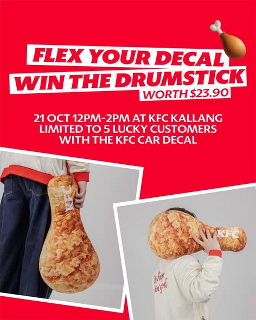 KFC-Singapore-Kallang-Limited-Stock-Car-Themed-Promotion-1 21 October 2026 Onwards: KFC Singapore Kallang Limited-Stock Car-Themed Promotion – A Special Treat for Customers While Stocks Last