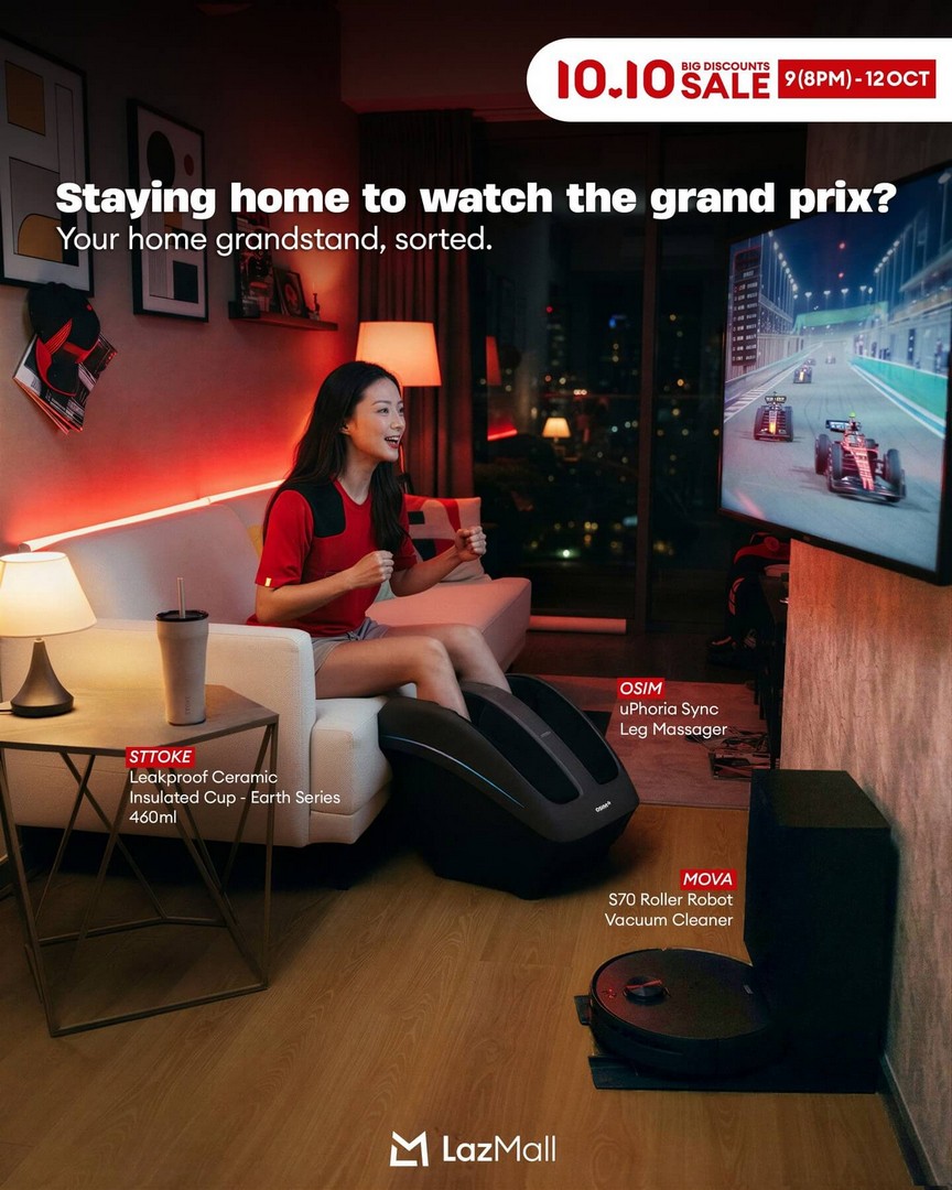 Lazada-Singapore-10.10-Big-Discounts-Sale 9-12 October 2026: Lazada Singapore: 10.10 Big Discounts Sale with Up to 80% Off LazFlash Deals, Daily 8pm Limited-Time Offers and Online Shopping Bargains