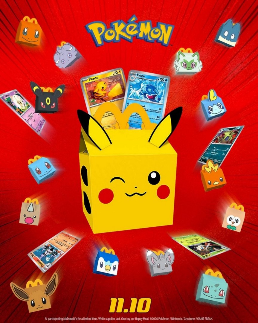 McDonalds-Singapore-Pokemon-Happy-Meal-Promotion-1 December 2026 onwards: McDonald’s Singapore Pokémon Happy Meal Promotion – 15 Collectible Pokémon Toys & Trading Cards Coming Soon!