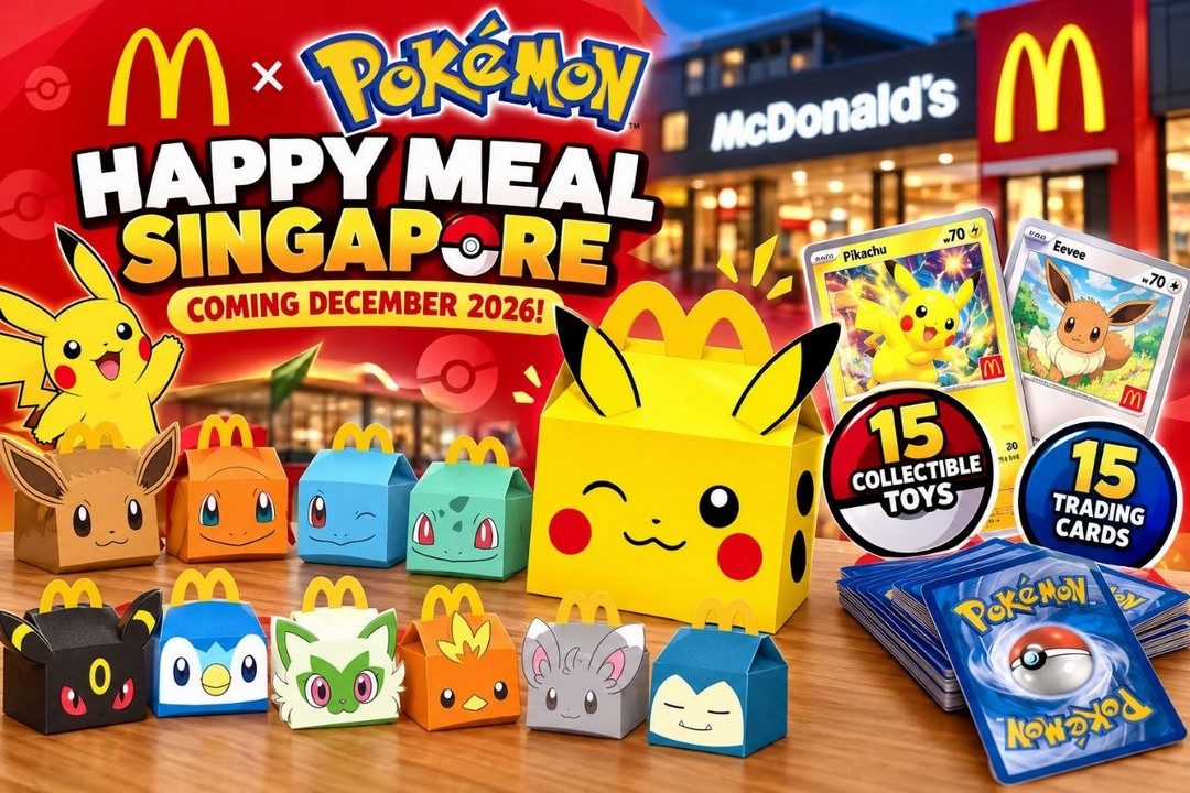 McDonalds-Singapore-Pokemon-Happy-Meal-Promotion-5 December 2026 onwards: McDonald's Singapore Pokémon Happy Meal Promotion – 15 Collectible Pokémon Toys, Trading Cards & Special Happy Meal Designs