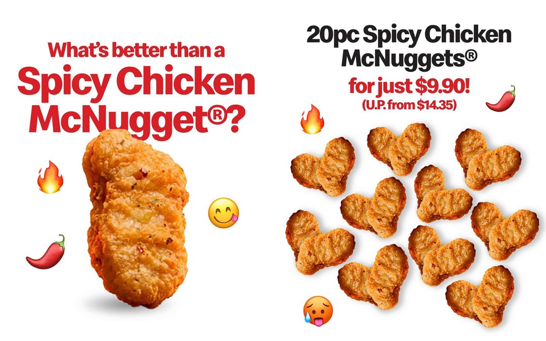 McDonalds-Singapore-Spicy-Chicken-McNuggets-Promotion 29 October-4 November 2026: McDonald's Singapore Spicy Chicken McNuggets Promotion – Get 20 Pieces for Just $9.90