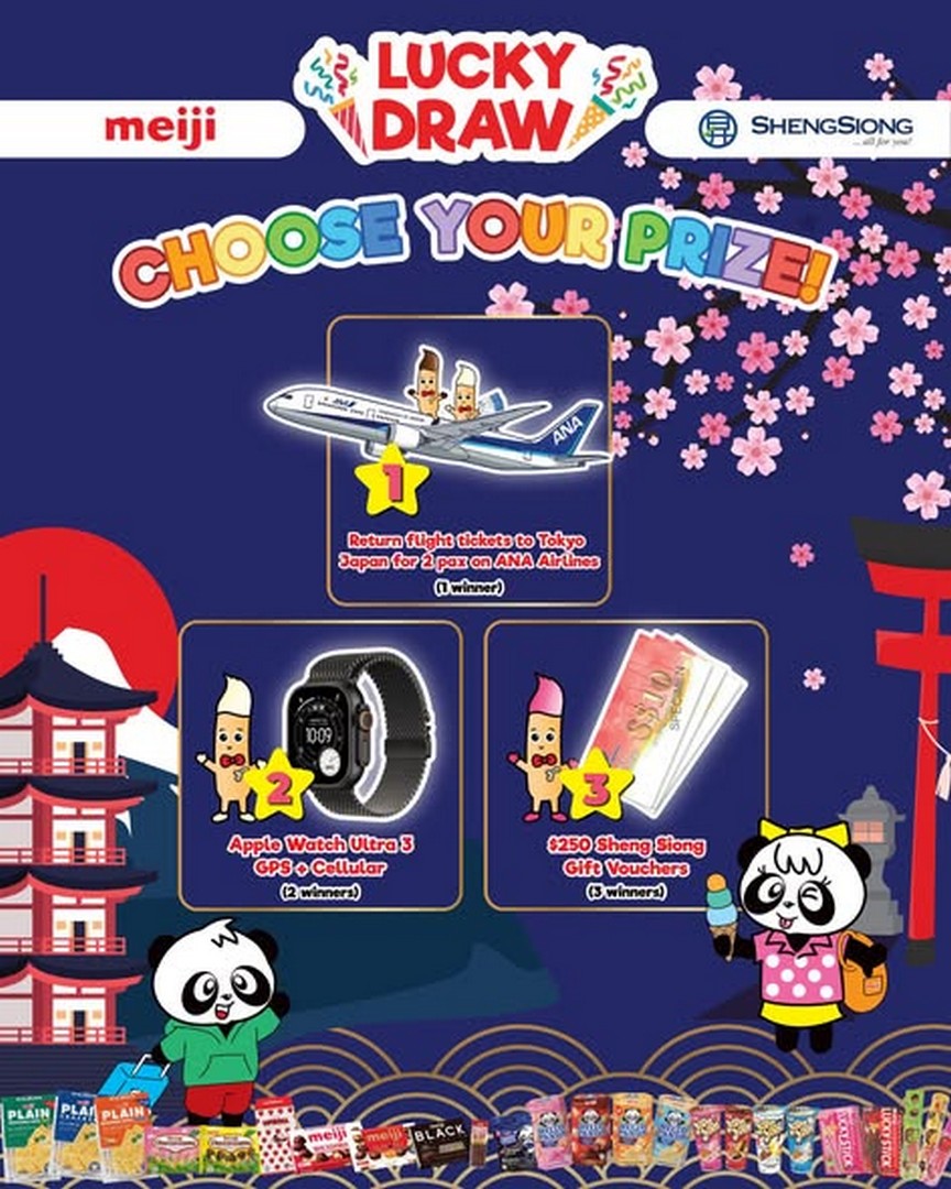 Meiji-Seika-Singapore-Meiji-x-Sheng-Siong-Choose-Your-Prize-1 Now till 30 November 2026: Meiji Seika Singapore: Meiji x Sheng Siong Choose Your Prize Promotion at Any Sheng Siong Store