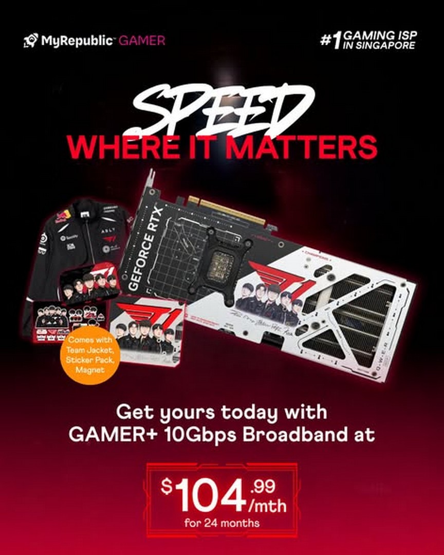 MyRepublic-Singapore-ASUS-T1-GeForce-RTX-5070-and-GAMER-2 14 October 2026 onwards: MyRepublic Singapore: ASUS T1 GeForce RTX 5070 and GAMER+ 10Gbps Broadband Bundle Promotion at $104.99/Month for 24 Months