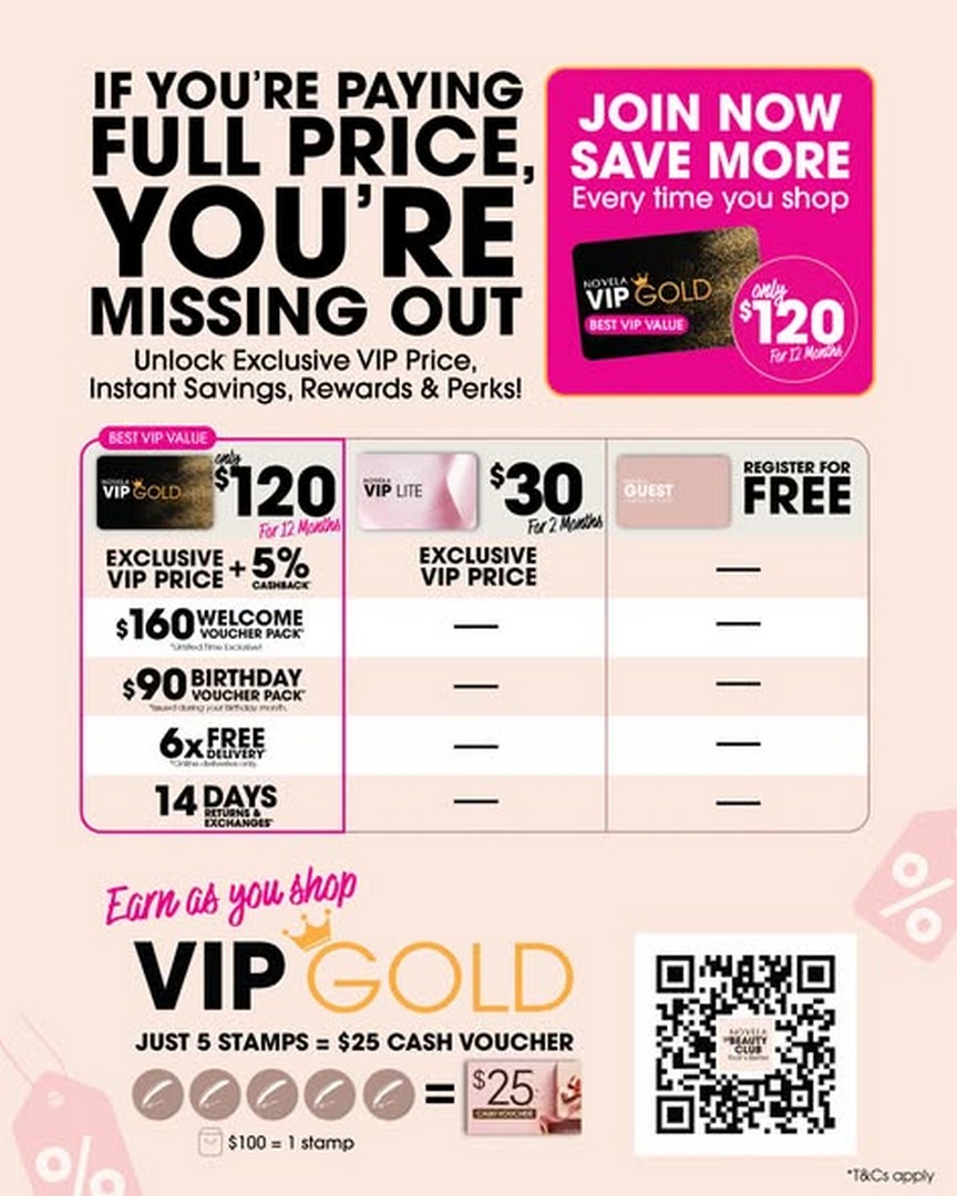 NOVELA-Singapore-VIP-LITE-Beauty-Promotion-1 15 October 2026 Onwards: NOVELA Singapore: VIP LITE Beauty Promotion – Enjoy 2 Months of Exclusive VIP Prices for Just $30