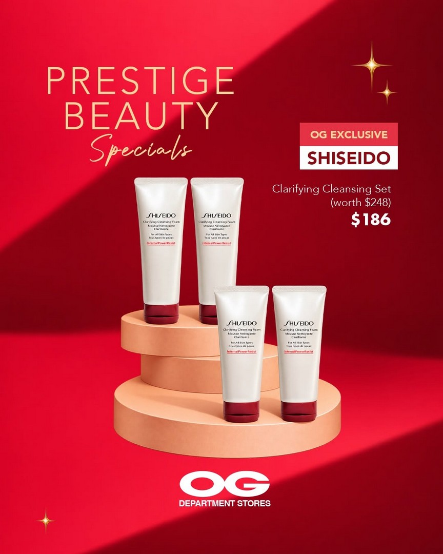 OG-Singapore-Festive-Beauty-Promotion-4 Now Till 4 November 2026: OG Singapore Festive Beauty Promotion – Get $20 Off $150 or $50 Off $300 and Enjoy Exclusive Estée Lauder, Lancôme & Shiseido Beauty Sets at OG Albert, OG People's Park and Online