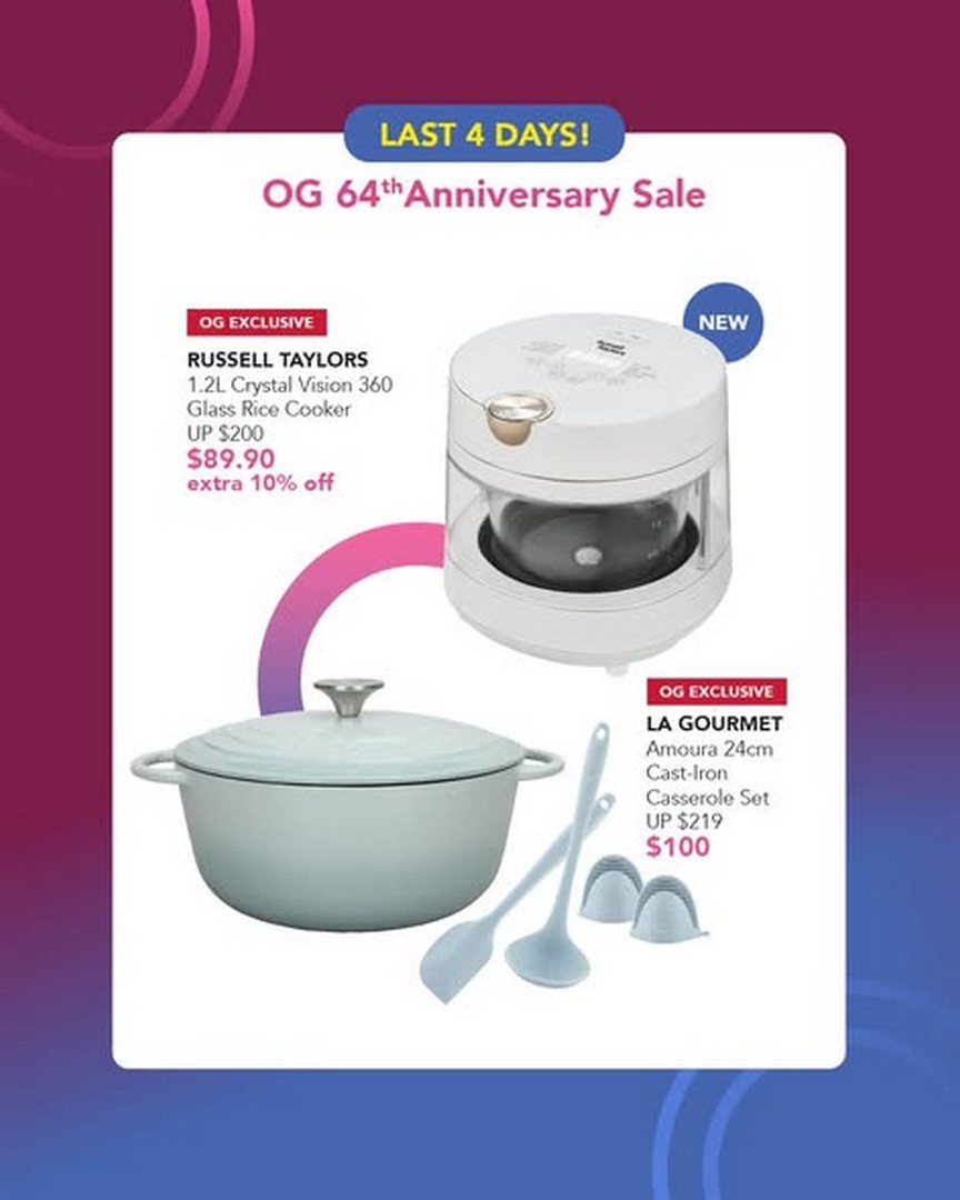 OG-Singapore-OG64-Anniversary-Promotion-with-20-Off-Storewide-3 Now till 4 October 2026: OG Singapore: OG64 Anniversary Promotion with 20% Off Storewide, Gold Membership at $75 and More Anniversary Deals