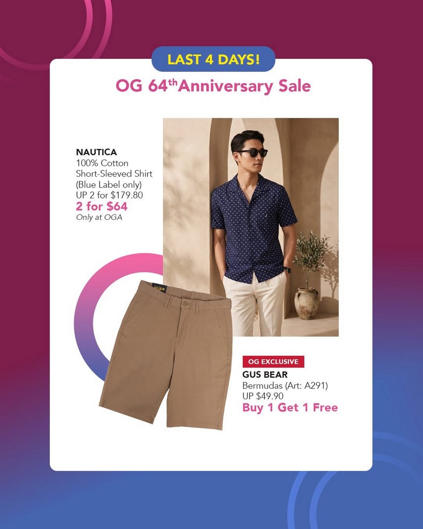 OG-Singapore-OG64-Anniversary-Promotion-with-20-Off-Storewide-4 Now till 4 October 2026: OG Singapore: OG64 Anniversary Promotion with 20% Off Storewide, Gold Membership at $75 and More Anniversary Deals