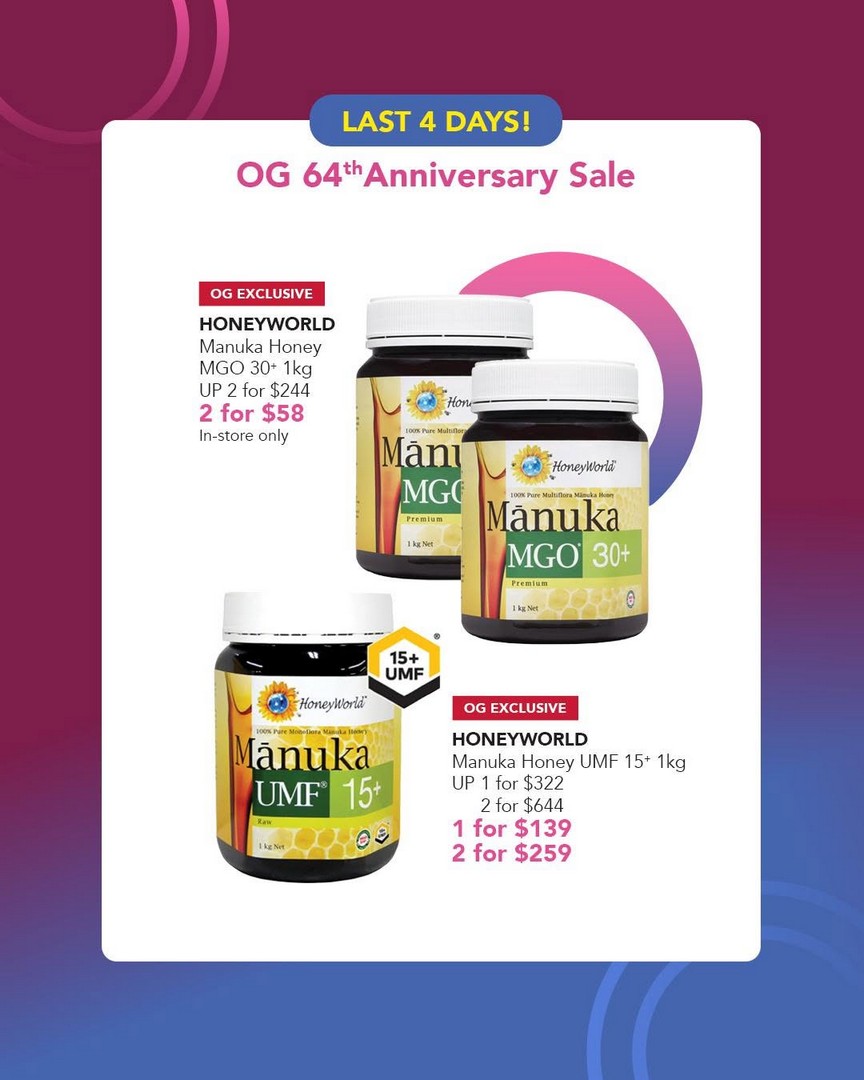 OG-Singapore-OG64-Anniversary-Promotion-with-20-Off-Storewide-6 Now till 4 October 2026: OG Singapore: OG64 Anniversary Promotion with 20% Off Storewide, Gold Membership at $75 and More Anniversary Deals