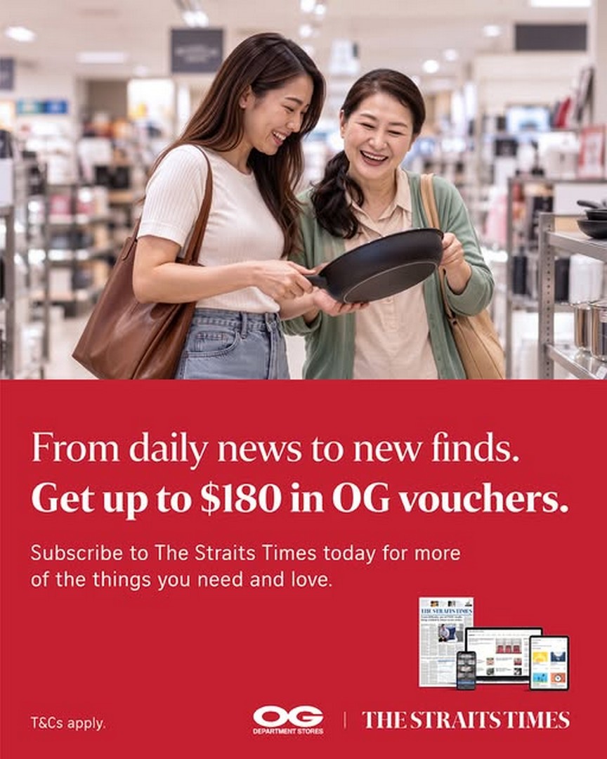 OG-Singapore-The-Straits-Times-All-Digital-Print-Subscription-Promotion 1 October 2026 onwards: OG Singapore: The Straits Times All Digital + Print Subscription Promotion With Up to $180 OG Vouchers